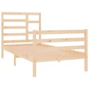 vidaXL Sengeramme heltre 90x190 cm 3FT Single