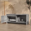 vidaXL TV-benk grå sonoma eik 90x35x40 cm sponplate