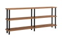 Bokhylle Zakkum 180x74,9 cm   Svart