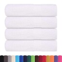  Dusjhåndklær FROGN 4 stk hvit 70x140 cm 360 gsm