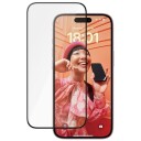PanzerGlass Ultra Wide Fit Ceramic Skjermbeskyttelse til iPhone 15 med EasyAligner - Svart