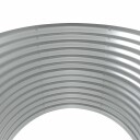 vidaXL Plantekasse pulverlakkert stål 100x100x68 cm grønn