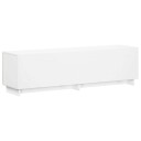 vidaXL TV benk 140 x 34,5 x 40 cm Hvit Konstruert tre