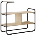 vidaXL Konsollbord Sonoma eik 80 x 35 x 75 cm Konstruert tre