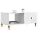  Kaffebord Hvit 90 x 50 x 40 cm Konstruert tre