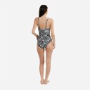 Panos Emporio Simi Zebra Swimsuit - Offwhite-Black Hvit 38