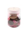 Go Handmade Button Mix Rosa/Brun