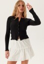 Pieces Pcmarie Ls Poin Cardigan Jrs Noos Bc Black M