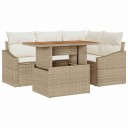  Hage Spisegruppe med pute Beige og krem 100 x 55 x 73 cm