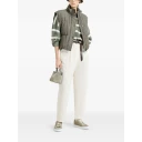 Brunello Cucinelli, Dame, Bukser, Hvit, 2XL,