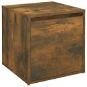 vidaXL Oppbevaringsskap røkt eik 40,5x40x40 cm konstruert tre