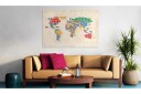 Bilde Italienske Navn På Land 60x40 Artgeist sp. z o. o.