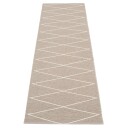 Pappelina Max matte 70x240 cm mud / vanilla