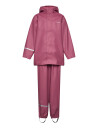CeLaVi Basic Rainwear Set  Solid Pu Pink 80