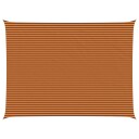 vidaXL Solskygge seil Oransje og Brunt 6 x 8 m 100% polyester Oxford