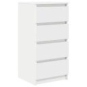  Skjenk hvit 37,5x35x76 cm konstruert tre