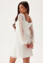 Bubbleroom Occasion Ruched L/S Short Dress