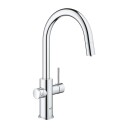 GROHE BLUE HOME KJØKKENARMATUR M/C-TUT OPPSTARTSSETT KROM