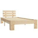 vidaXL Sengeramme heltre furu 90x200 cm