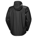 Helly Hansen Herre Moss Vindtett Regnjakke Svart XL