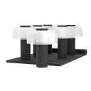 Eglo PONENTE TABLE USB-C CHARGING TW W/TOUCH IP44 - Svart/hvitt - 20 cm