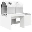  Seng med tunnel 4 pcs Artisian Eik og Hvit Konstruert tre