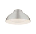 Agnes 15" Flush Mount Burnished Silver Leaf