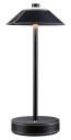 Pellini portabel bordlampe oppladbar 2W 2700-6500 Kelvin - Svart