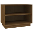 vidaXL Skohylle honningbrun 60x34x45 cm heltre furu