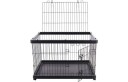 FLAMINGO - Dogkennel on Wheels Pasy - Black - 97,5 x 66.5 x 69cm