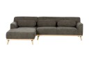 Bree Hjørnesofa 3 seter   Grønn/Lyst tre