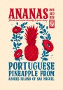 Pineapple kitchen print Poster Plakat / 21x30cm