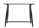 Bast Skrivebord 100x44,5x73 cm Massiv eik Svart