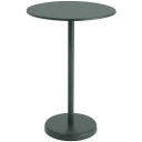 Muuto Linear Steel Barbord Ø70 cm Dark Green
