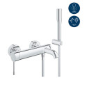 Grohe Essence badekarbatteri Med hånddusjsett, Krom