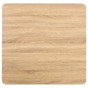 vidaXL Bistrobord lysebrun 80x80 cm MDF