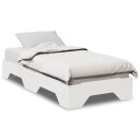  Sengeramme uten madrass stablebare hvit 75x190 cm heltre 8721158636867