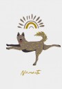Yoga Dog Namaste Plakat / 50x70