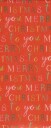 Silkepapir Exquisite Merry Christmas Red
