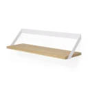 Ethnicraft Hylle 70x20 cm Eik/hvit metall