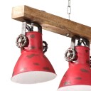  Taklampe 25 W mørkerød 90x24x111 cm E27