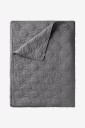 Ellos Home   Sengeteppe Elly Quilted i resirkulert halvlinne   Grå