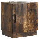  Nattbord 2 pcs Røkt Eik 43 x 34,5 x 47 cm Konstruert tre