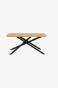 AC Design Furniture   Levanto rektangulært spisebord 4 stjerners understell 160x90x75 cm   Svart