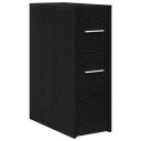  Slim badskap Svart eik 22 x 44 x 61.5 cm Konstruert tre