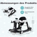 Baby Walker 6 i 1 justerbar høyde og hastighet sammenleggbar