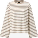 Gina Tricot   Topp Stripe Long Sleeve Tee   Beige