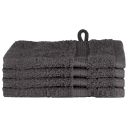  Gjesthåndkle SOLUND 4 pcs Antrasitt 15 x 21 cm 550 gsm