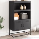  Highboard rosa 68,5x38,5x107 cm stål