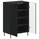 vidaXL Sko Skap ARNHEM 59,5 x 39,5 x 90 cm Konstruert tre Svart